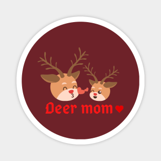 Christmas reindeer mom Magnet